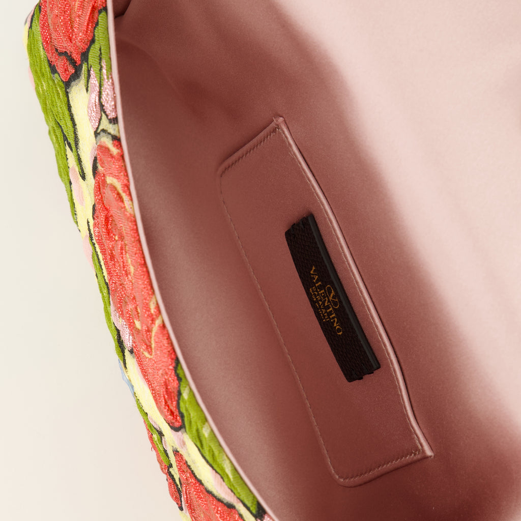 Sacs à main et épaule スモールデヴァンプリントピンクバッグ Valentino Garavani Rouge Femme