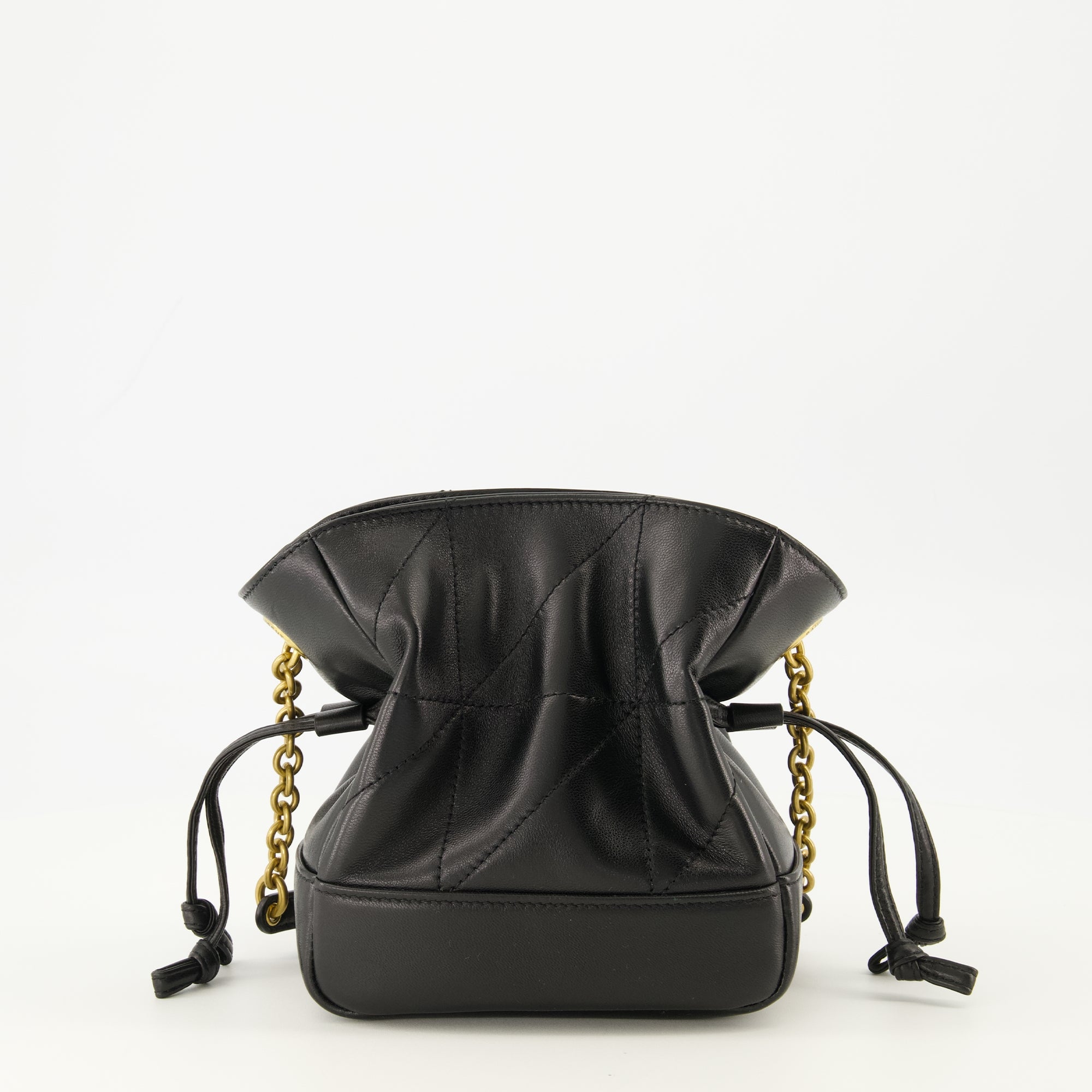 Image de l'article Sac Jamie mini noir de la marque Saint Laurent pour Femme - Saison Printemps-Été 2026 - Vue de Dos