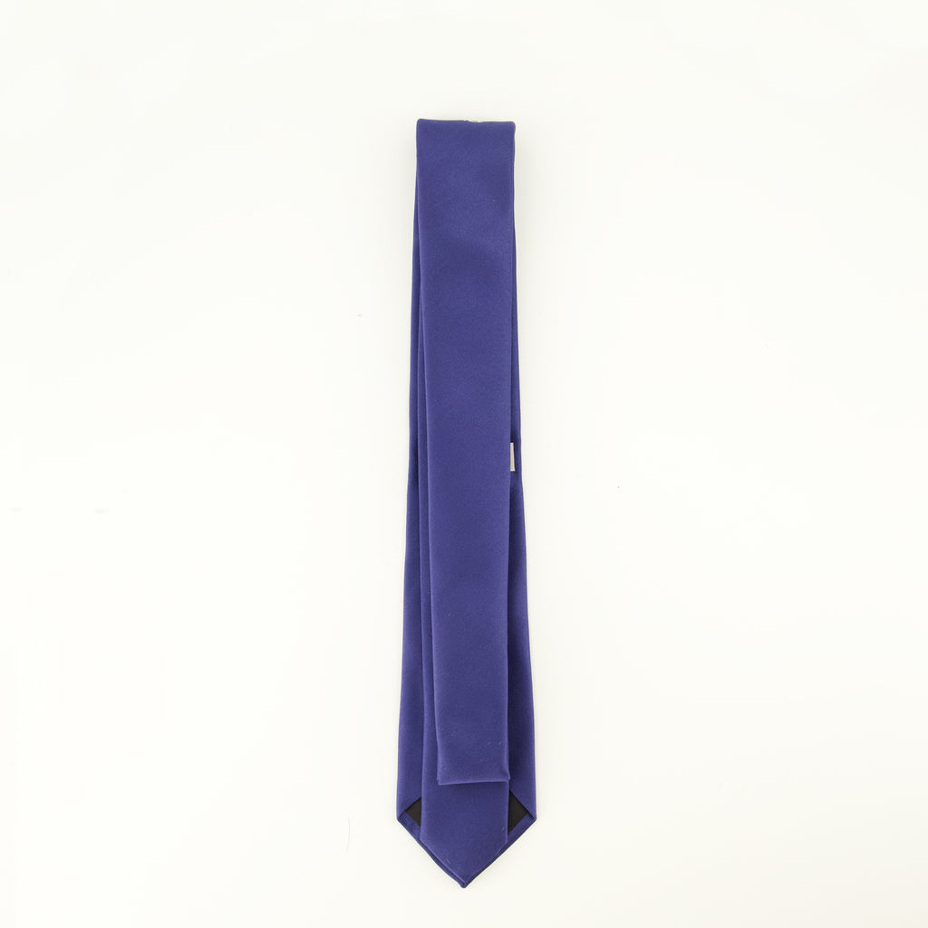 Écharpes, foulards et gants Cravatta in seta blu Dior Bleu foncé Homme