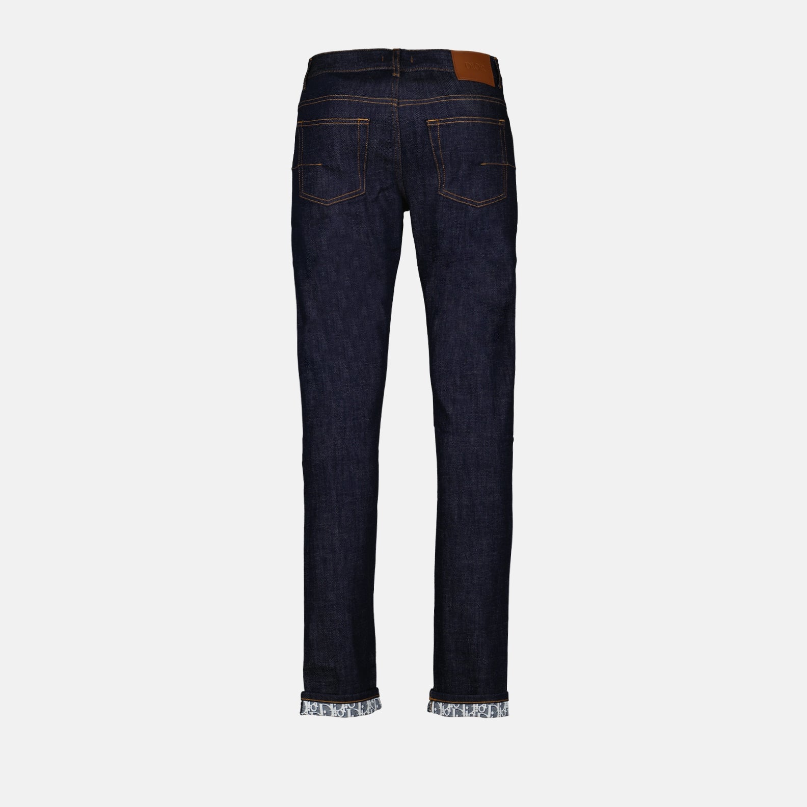Calças Jean slim Oblique Dior Azul Homme