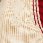 Maille Pull sans manches côtelé Ami PARIS Beige Unisexe