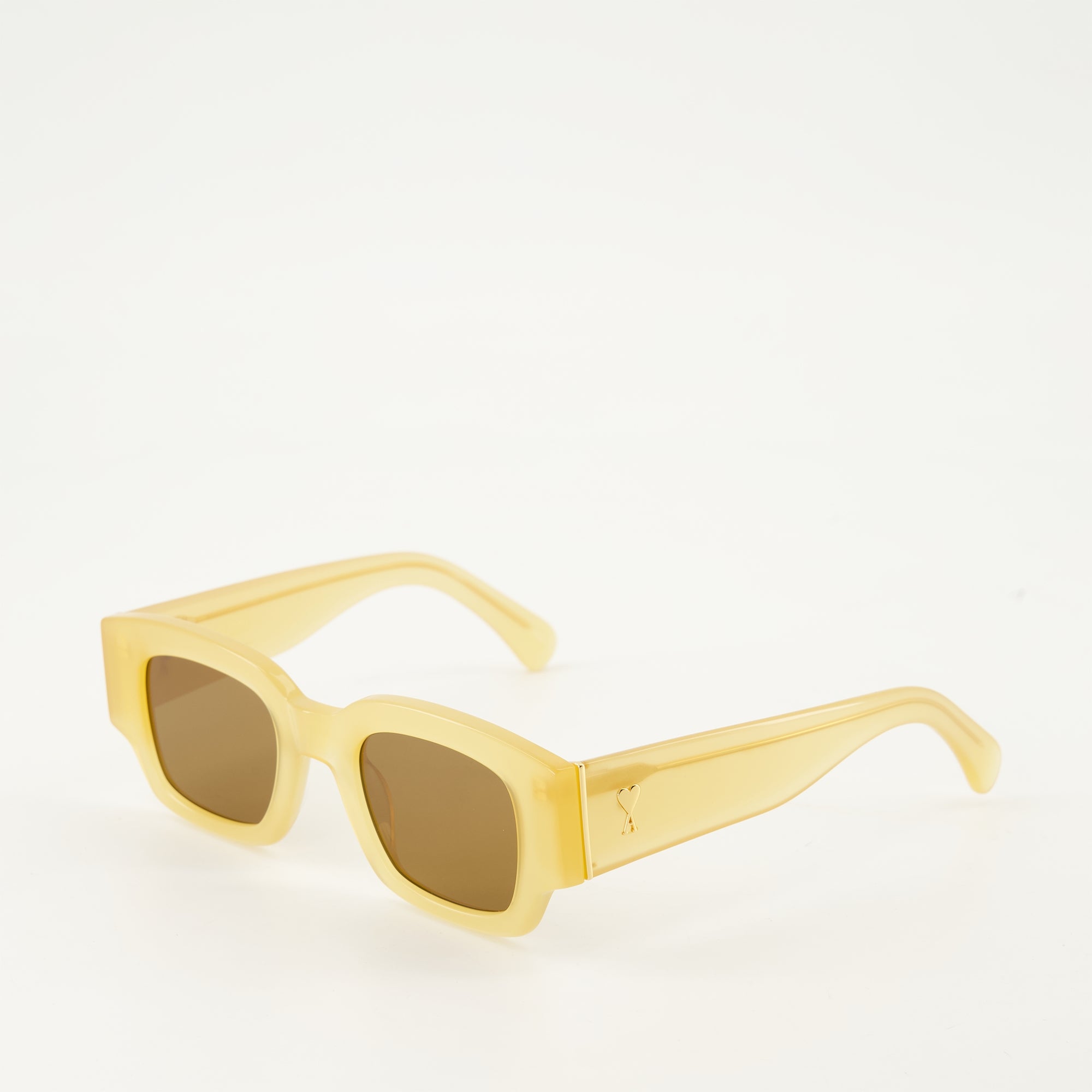 Glasses AMI de Coeur Sunglasses Ami PARIS Beige Unisex