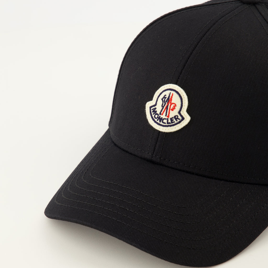 Chapeaux, casquettes et bonnets Gorra de Algodón Negra Moncler Noir Homme