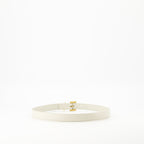 Belts Cassandre Fine Belt Saint Laurent White Femme