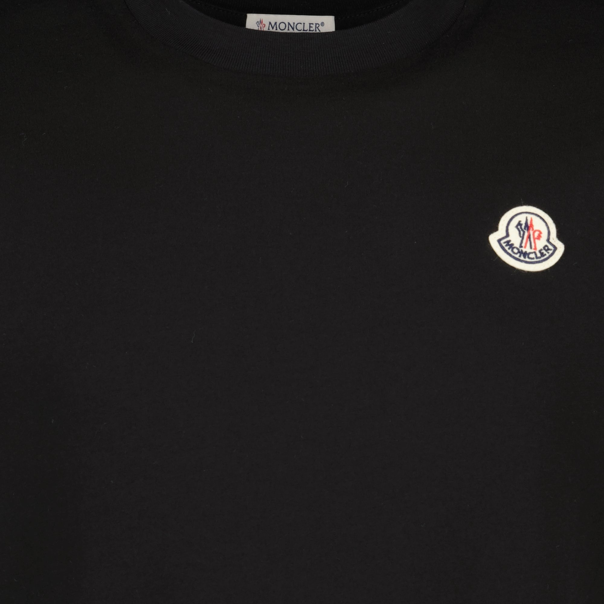 Image of the item Lot of three black t-shirts by Moncler for Men - Spring-Summer 2026 - Detailed View 2