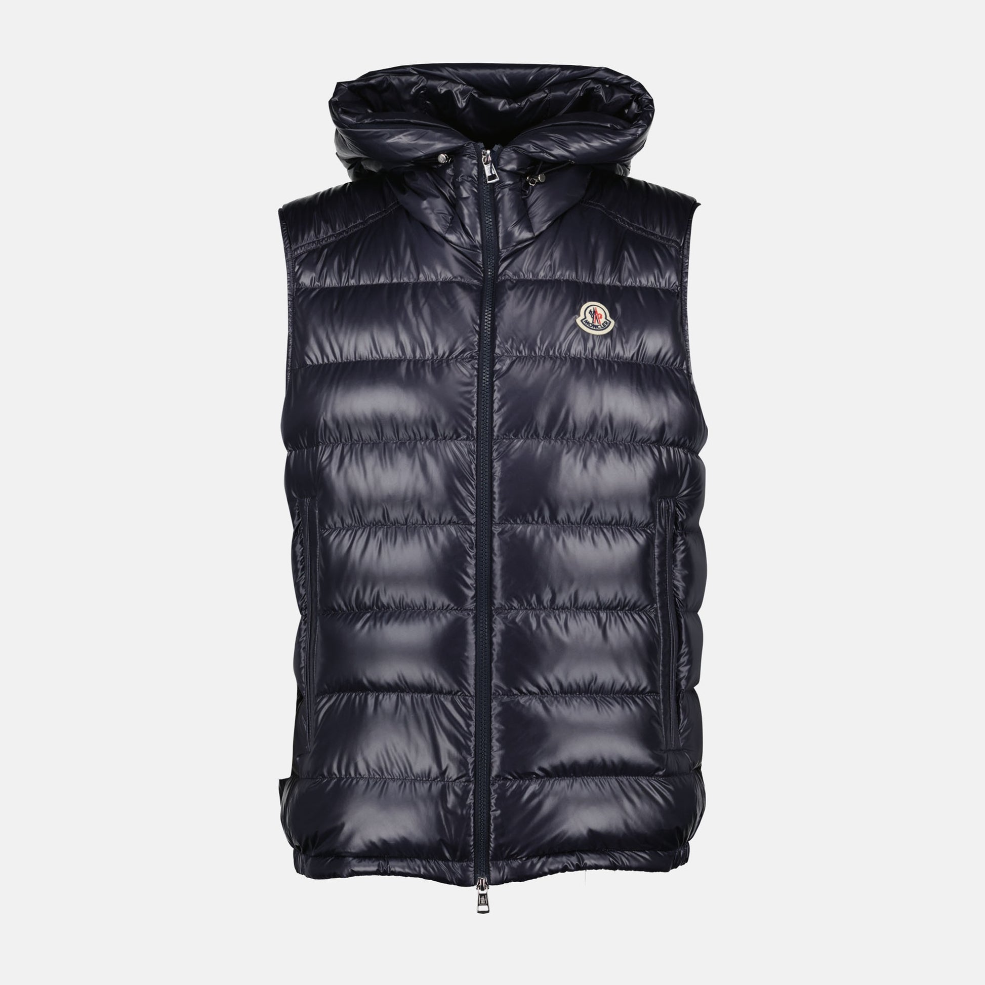 Gilet Moncler Down Jackets Moncler Matt Black Collection Down Vest