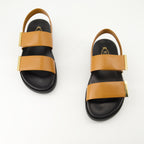 Open shoes Double Strap Sandals Tod's Brown Femme