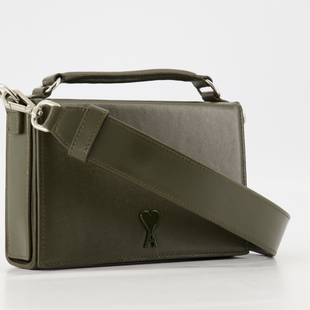 Sacs bandoulière Sac Lunch Ami PARIS Kaki Unisexe