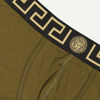 Underwear and homewear Boxer Medusa court Versace Khaki Homme