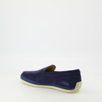 Mocassins Mocassins en cuir velours Tod's Bleu Homme