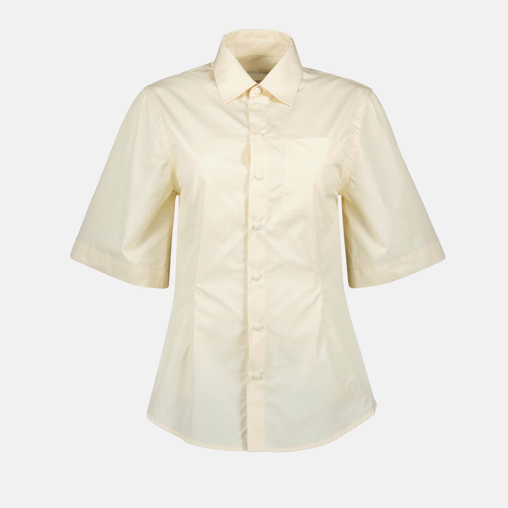 Shirts Cotton Shirt Ami PARIS Yellow Femme