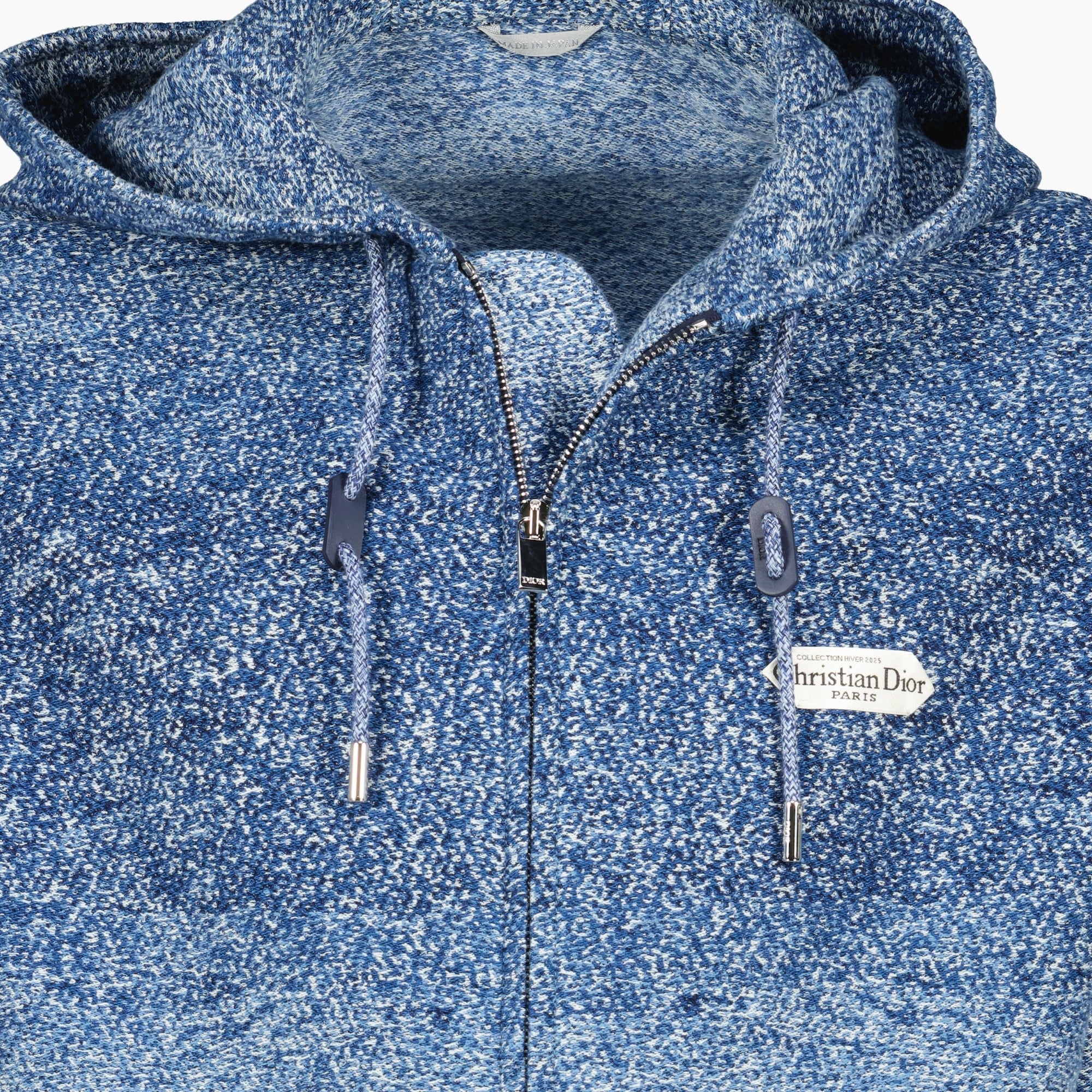 Immagine della Felpa con Cappuccio Blu della marca Dior per Uomo - Stagione Autunno-Inverno 2025 - Vista Dettagliata_2