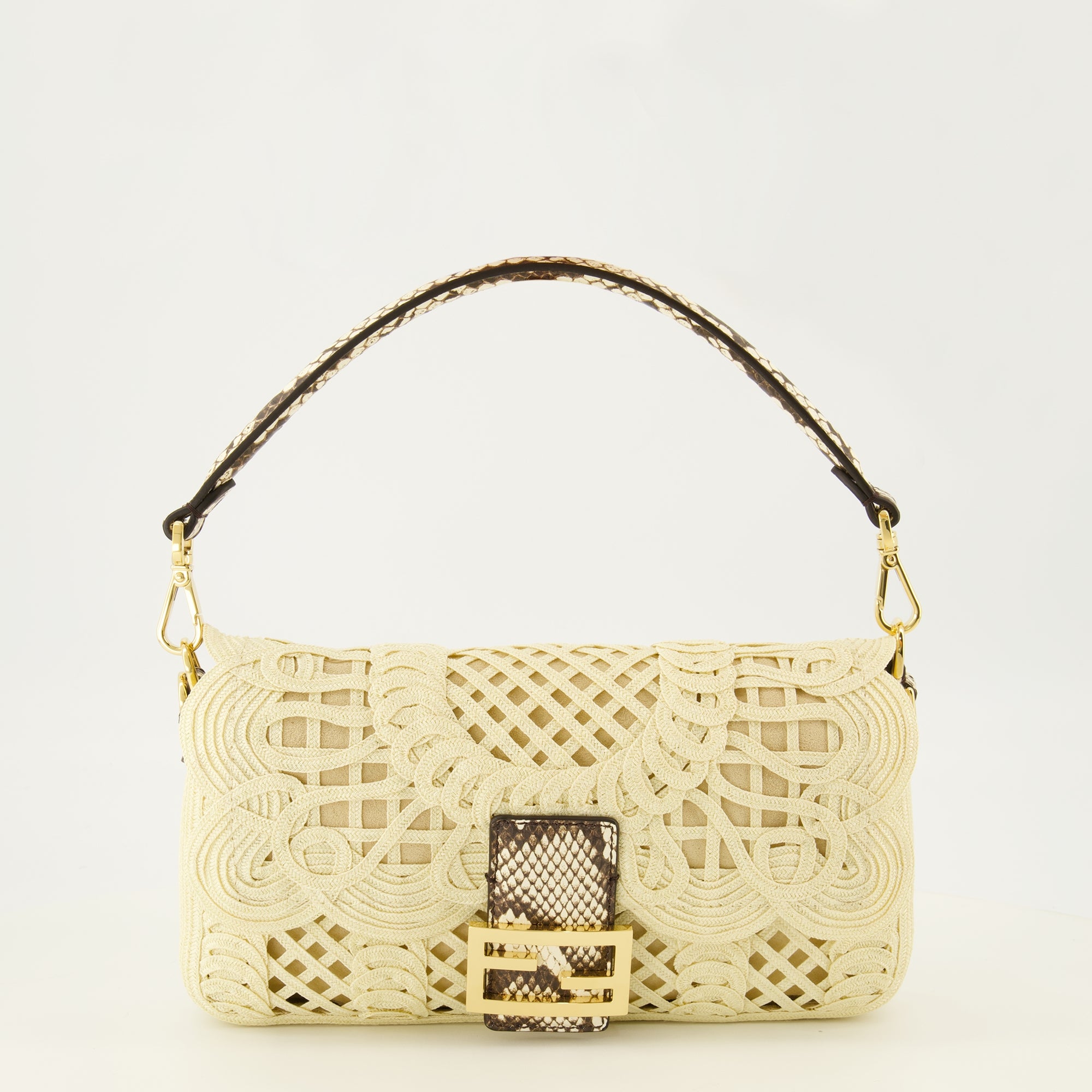 ドイリー ベージュ 刺繍 バゲット® バッグ Fendi - 女性 – myCompañero