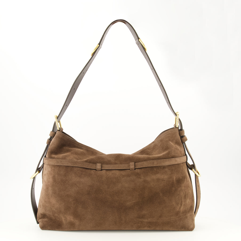 Sacs à main et épaule Voyou Medium Suede Brown Bag Givenchy Marron Femme