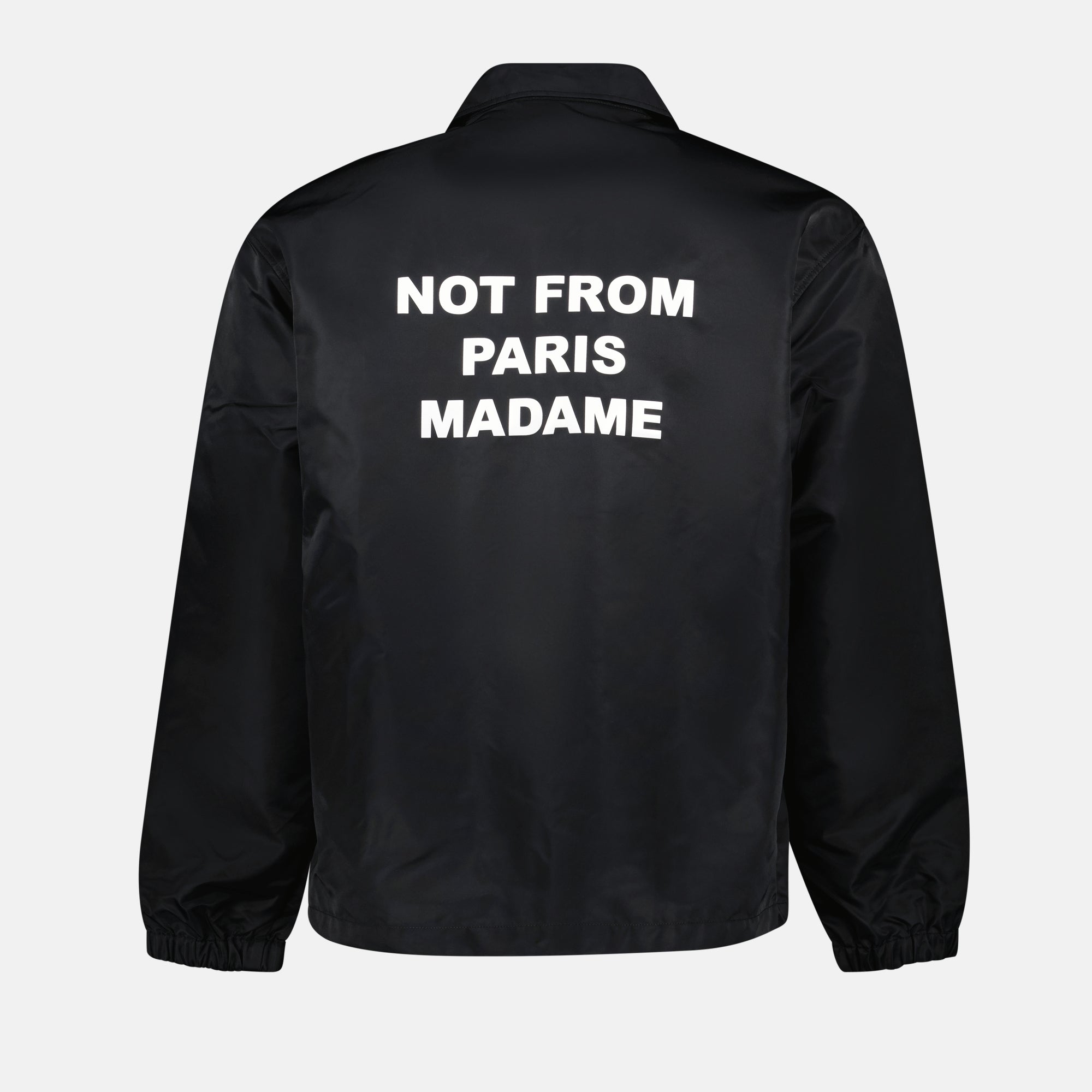 Jackets Slogan Windbreaker Drole De Monsieur Black Homme