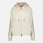 Image de l'article Sweat zippé en teddy réversible de la marque Moncler pour Femme - Saison Automne-Hiver 2025 - Vue de Dos