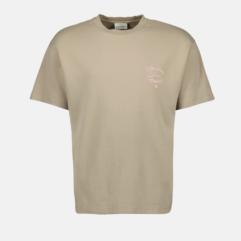 T-shirts T-shirt slogan vignes Drole De Monsieur Beige Homme