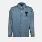 Chemises Chemise en jean Ami de coeur Ami PARIS Bleu Homme