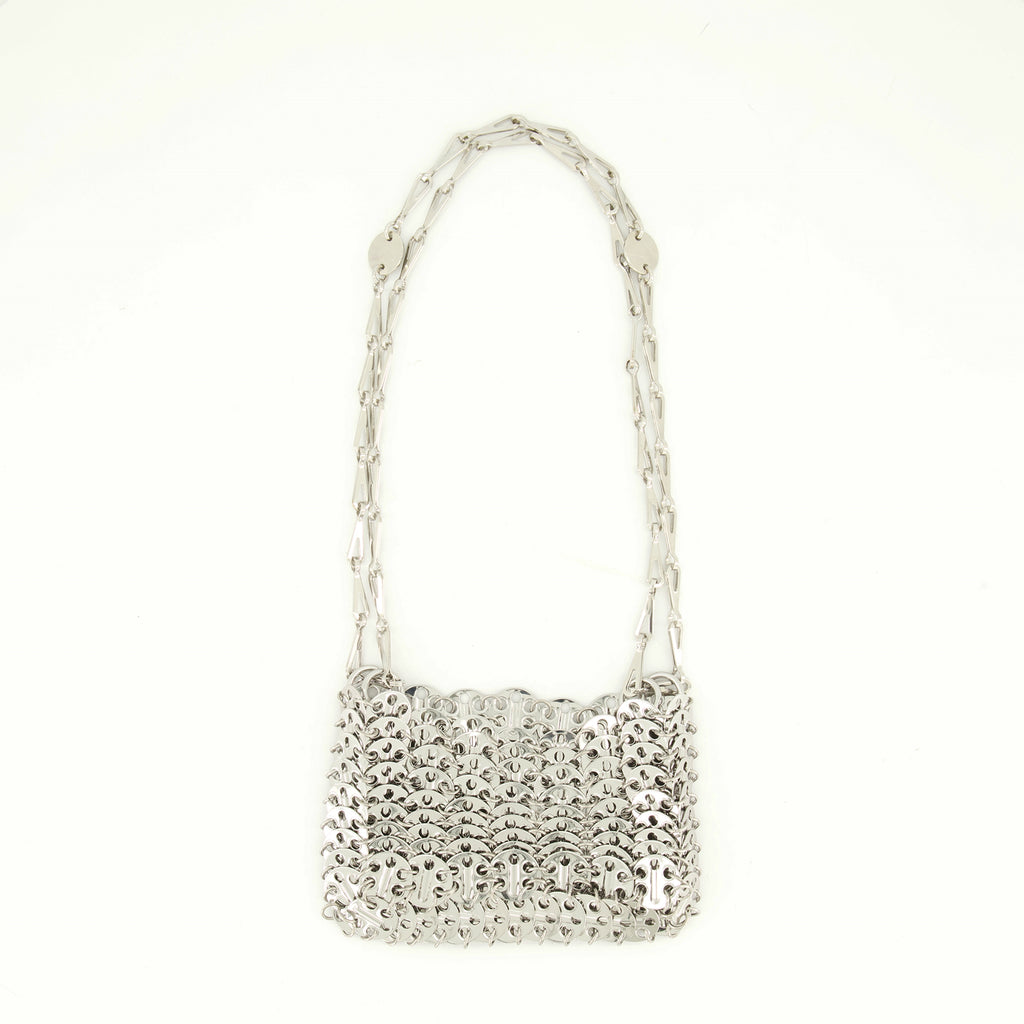 Bolsos de mano y al hombro Icónica Bolsa Nano Plateada 1969 Rabanne Plata Mujeres