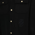 Vestes Camisa de lana Drole De Monsieur Noir Homme