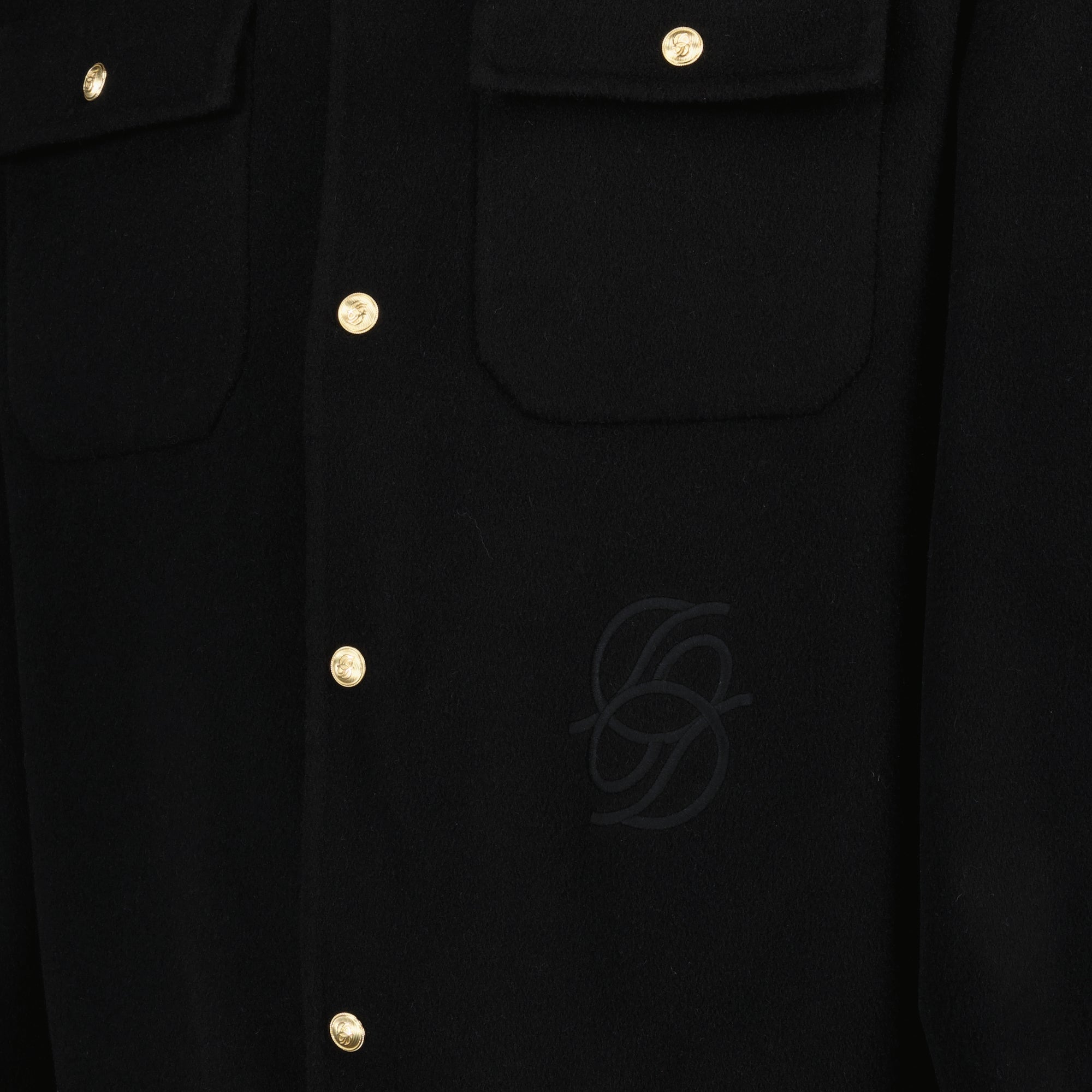 Vestes Woll Overshirt Drole De Monsieur Noir Homme