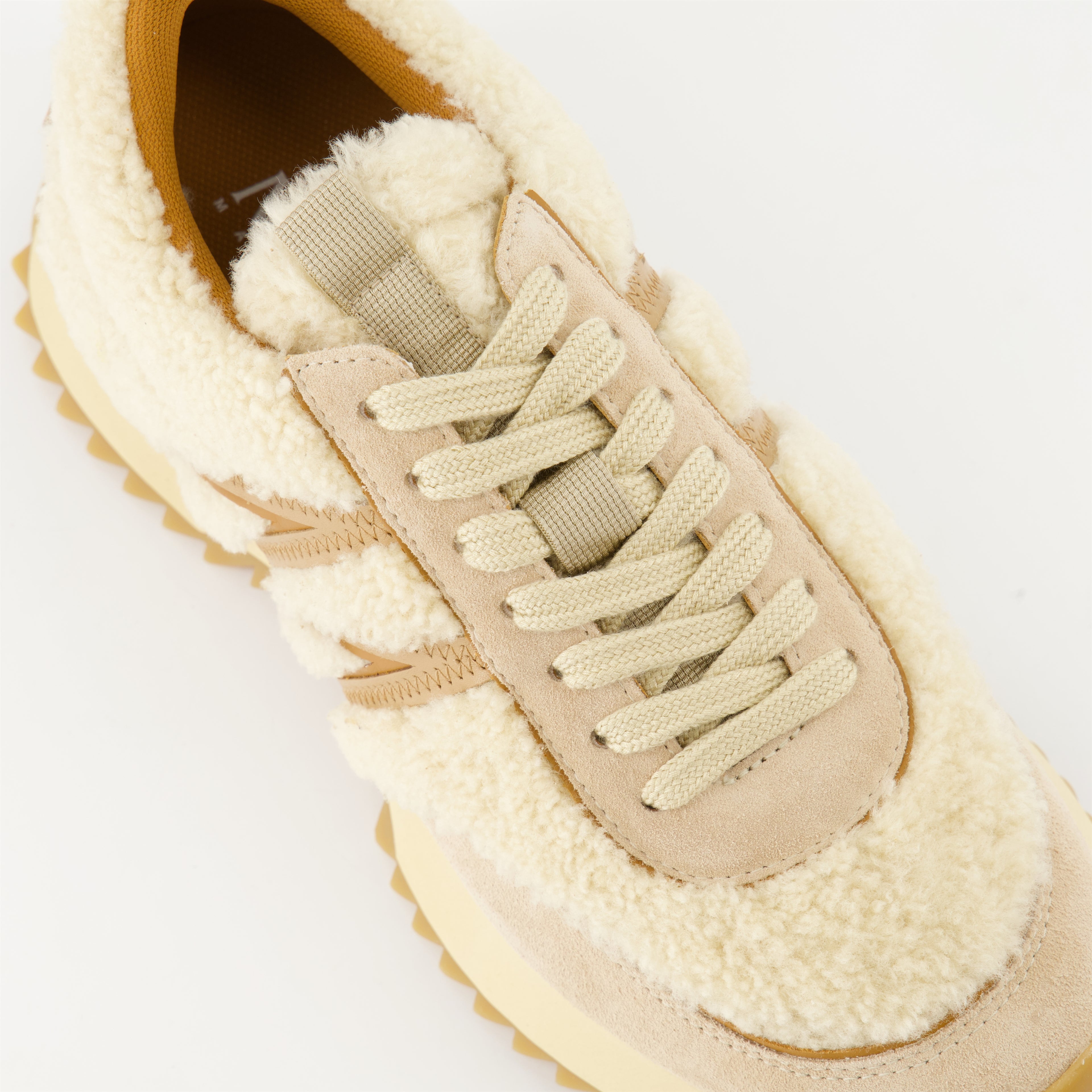 Sneaker Baskets Pacey Moncler Beige Femme