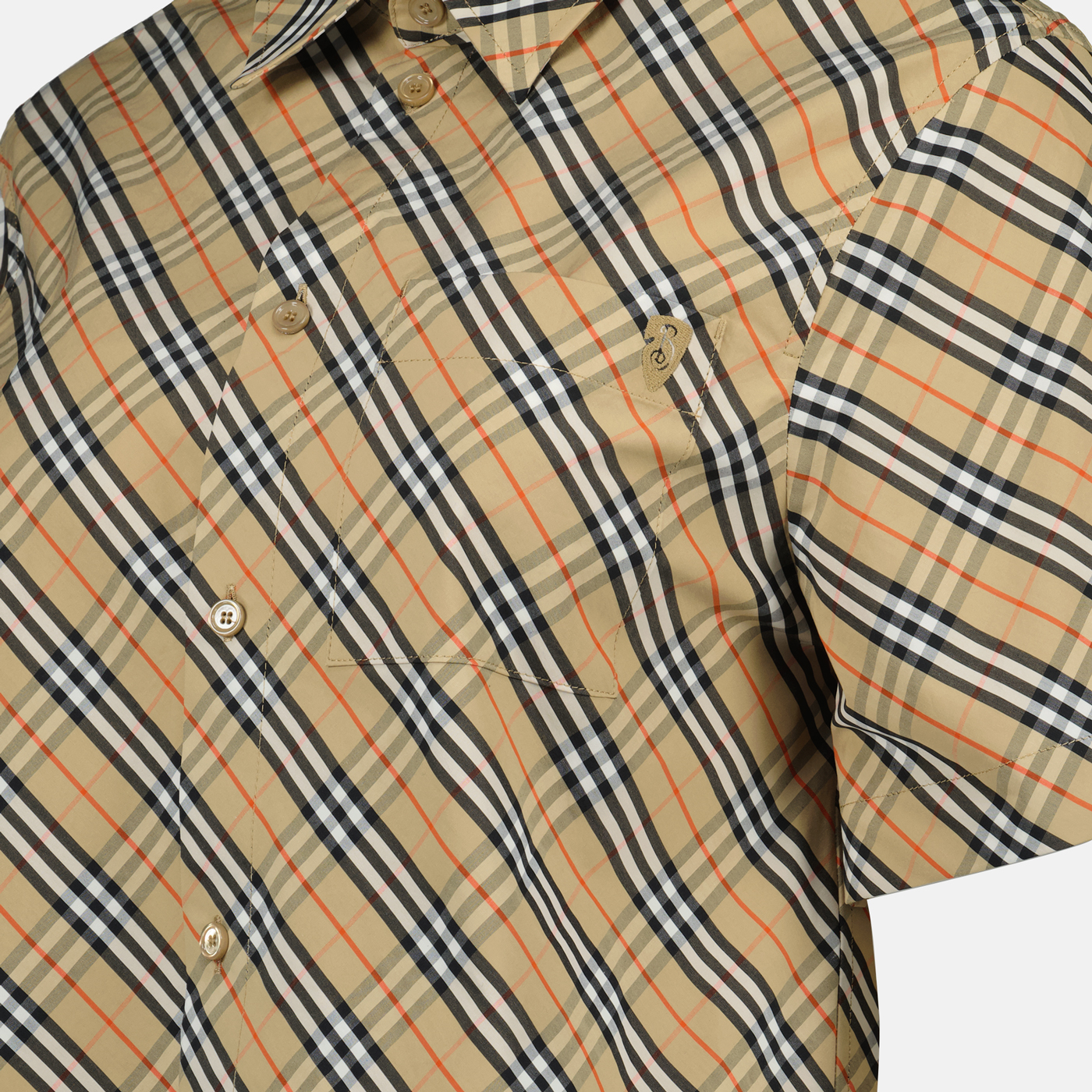 Shirts Checked Shirt Burberry Beige Femme