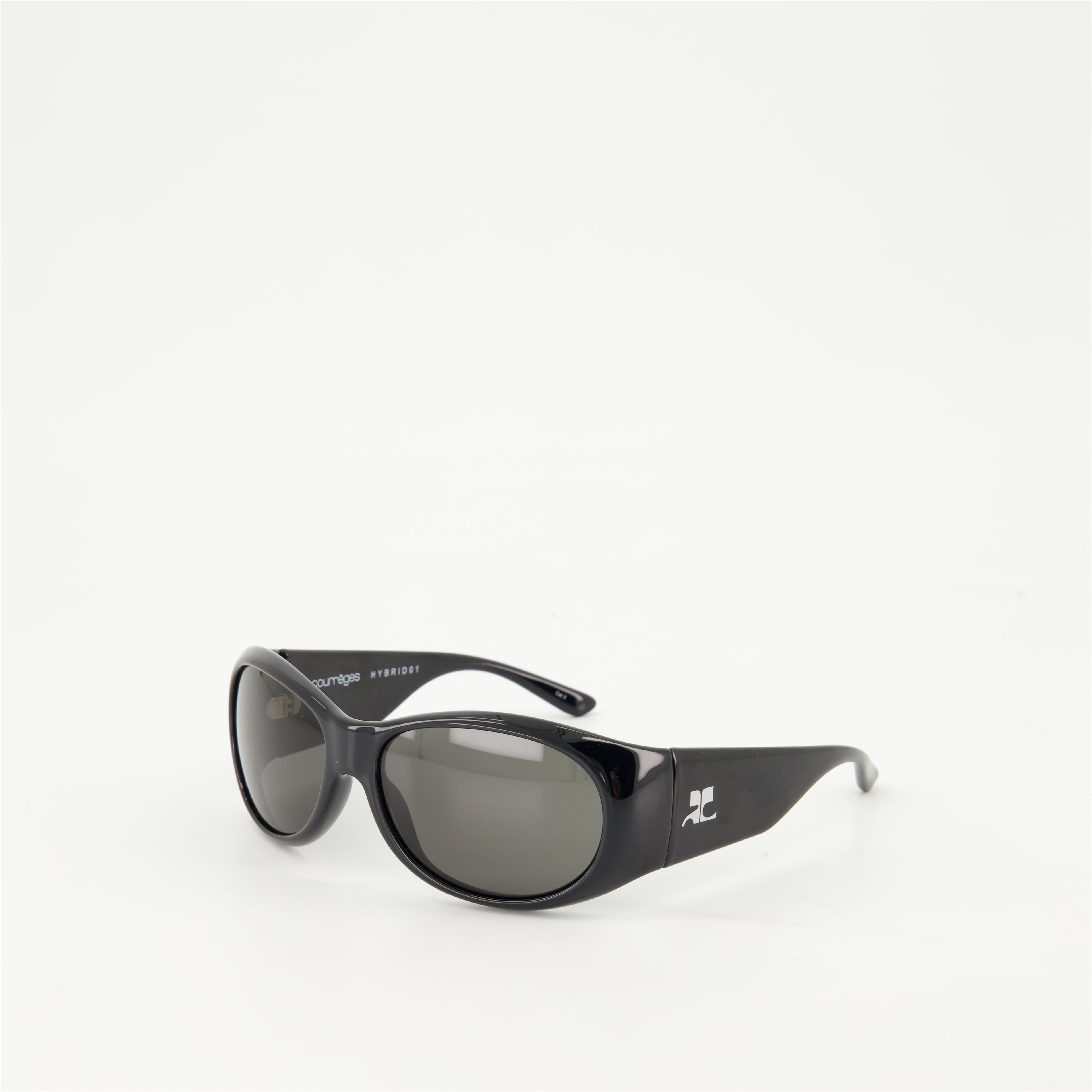 Lunettes Lunettes de soleil noires Courrèges Noir Femme