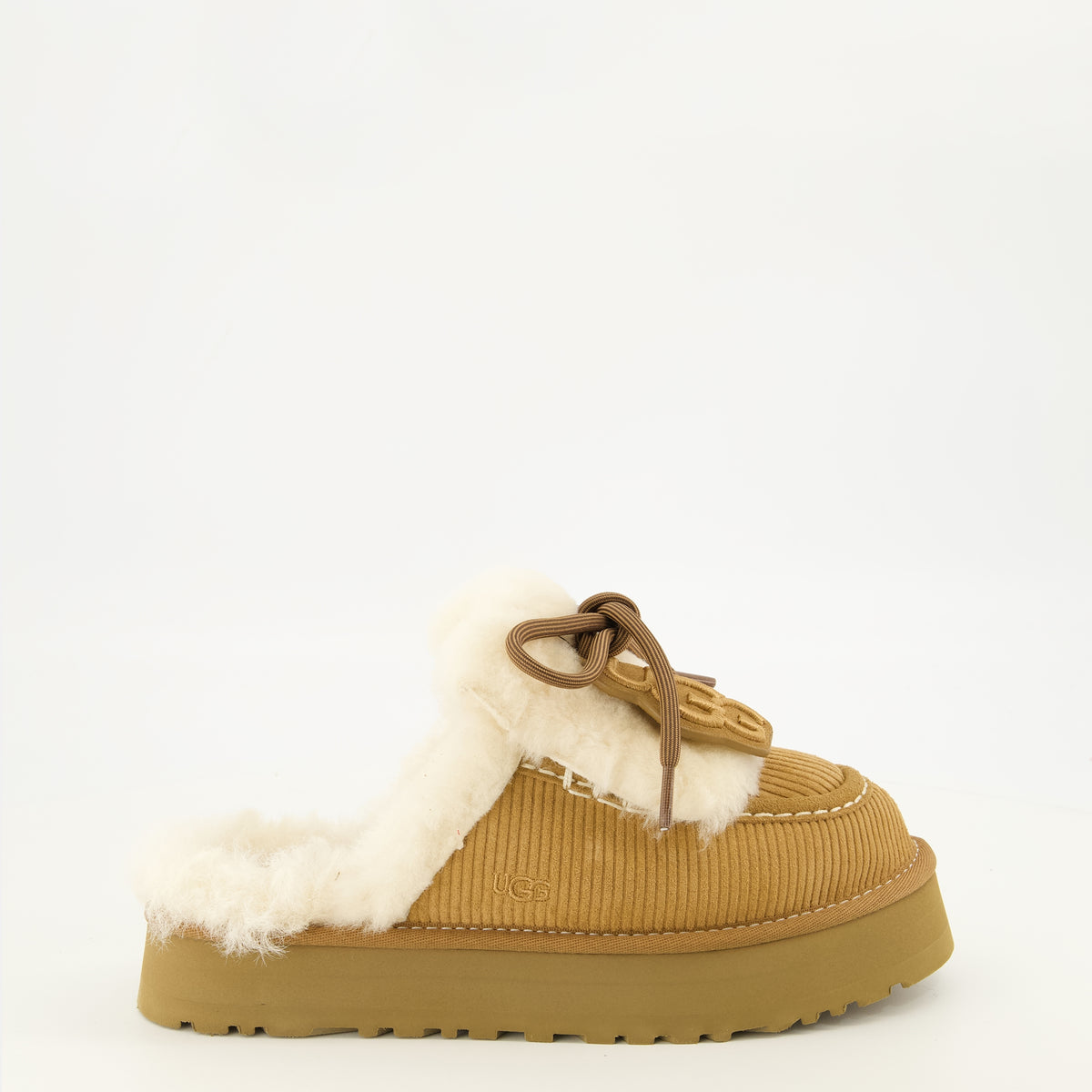 Chaussures ouvertes Mules Disquette Heritage beige Ugg Marron Femme
