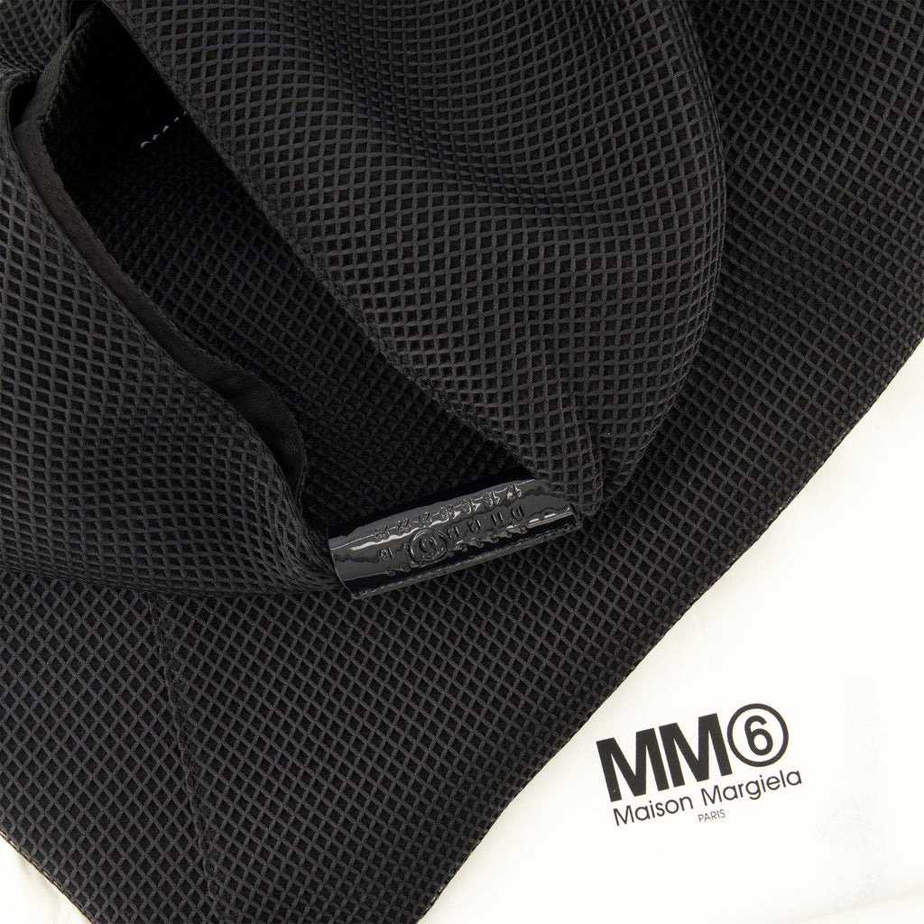 Sacs à main et épaule ブラックメッシュの日本製バッグ Mm6 Noir Femme