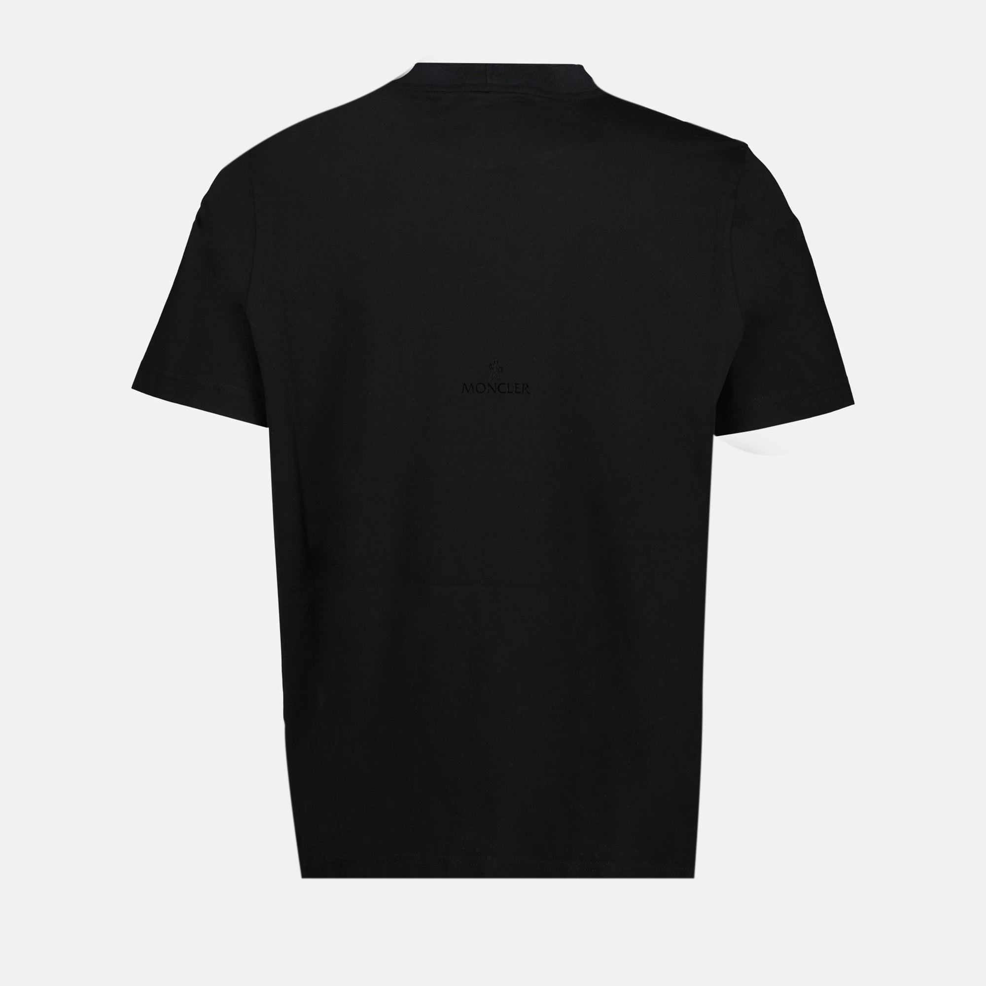Camisetas T-shirt com Logo Moncler Preto Homme