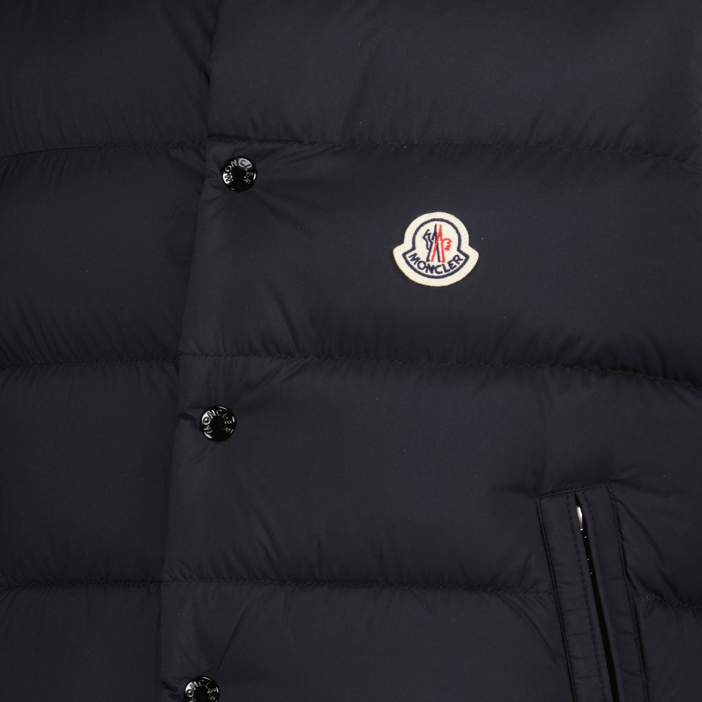 Vestes Tibb Black Sleeveless Down Jacket Moncler Noir Homme