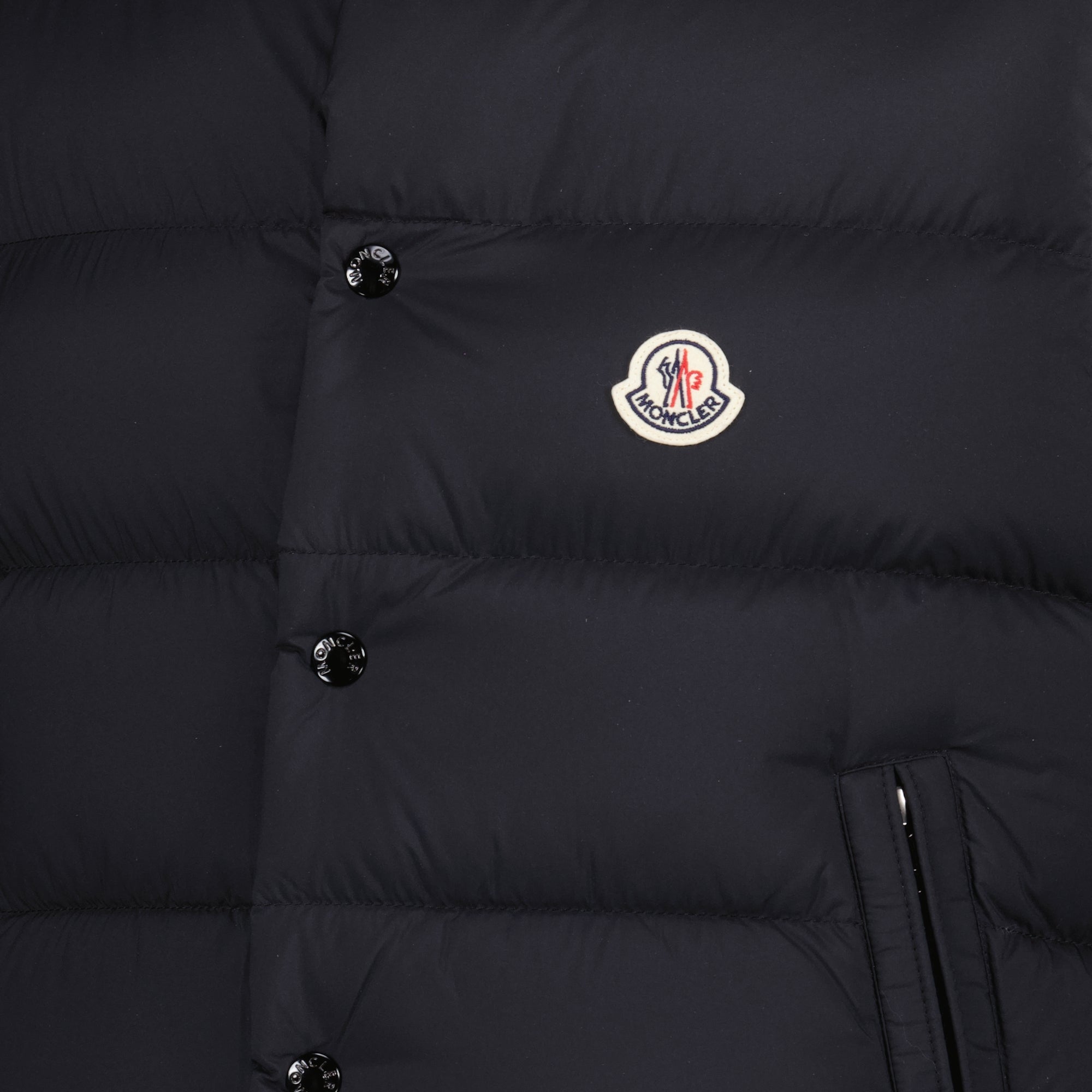 Vestes Tibb Black Sleeveless Down Jacket Moncler Noir Homme