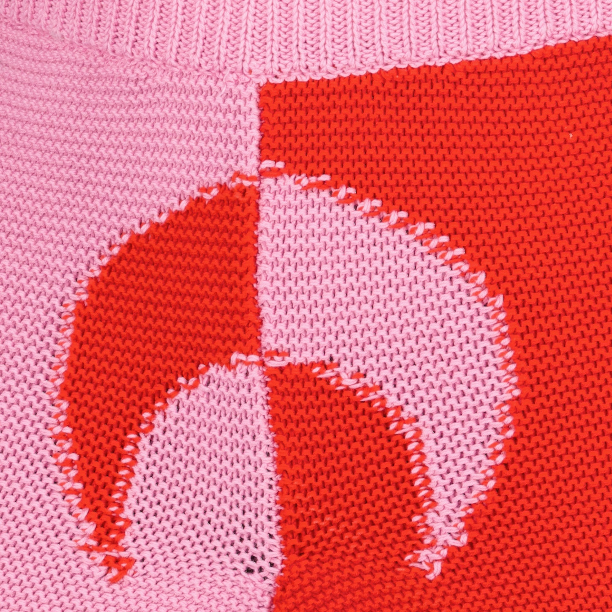 Shorts Mini shorts Moon in maglia crochet rossi Marine Serre Rouge Femme