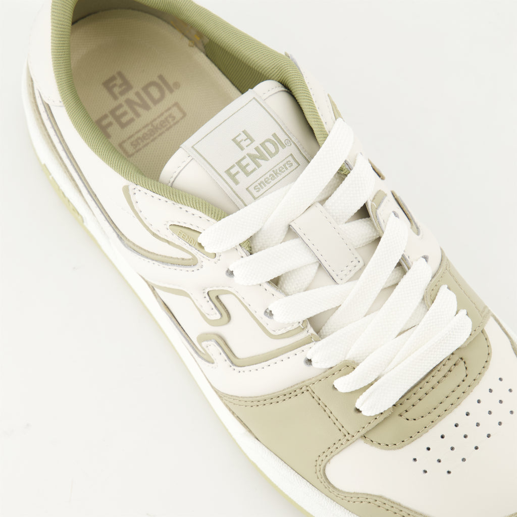 Sneakers Fendi Match Sneakers Fendi Khaki Homme