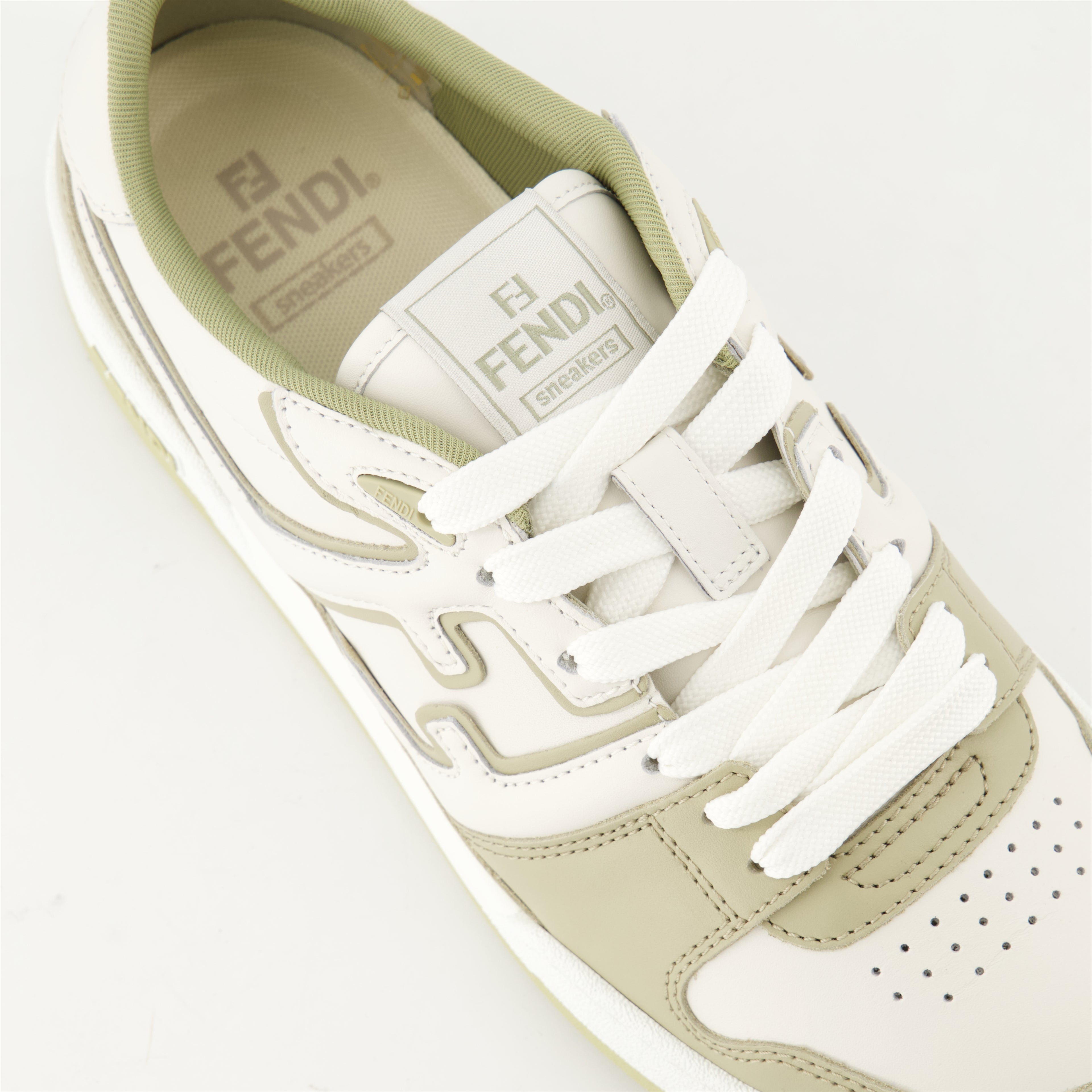 Sneakers Fendi Match Sneakers Fendi Khaki Homme