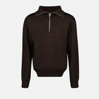 Strickwaren Reißverschluss-Pullover Courrèges Braun Homme