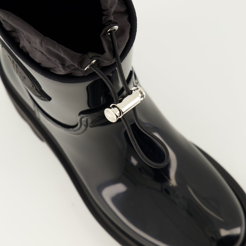 Bottines キックストリーム ブラック アンクルブーツ Moncler Noir Femme