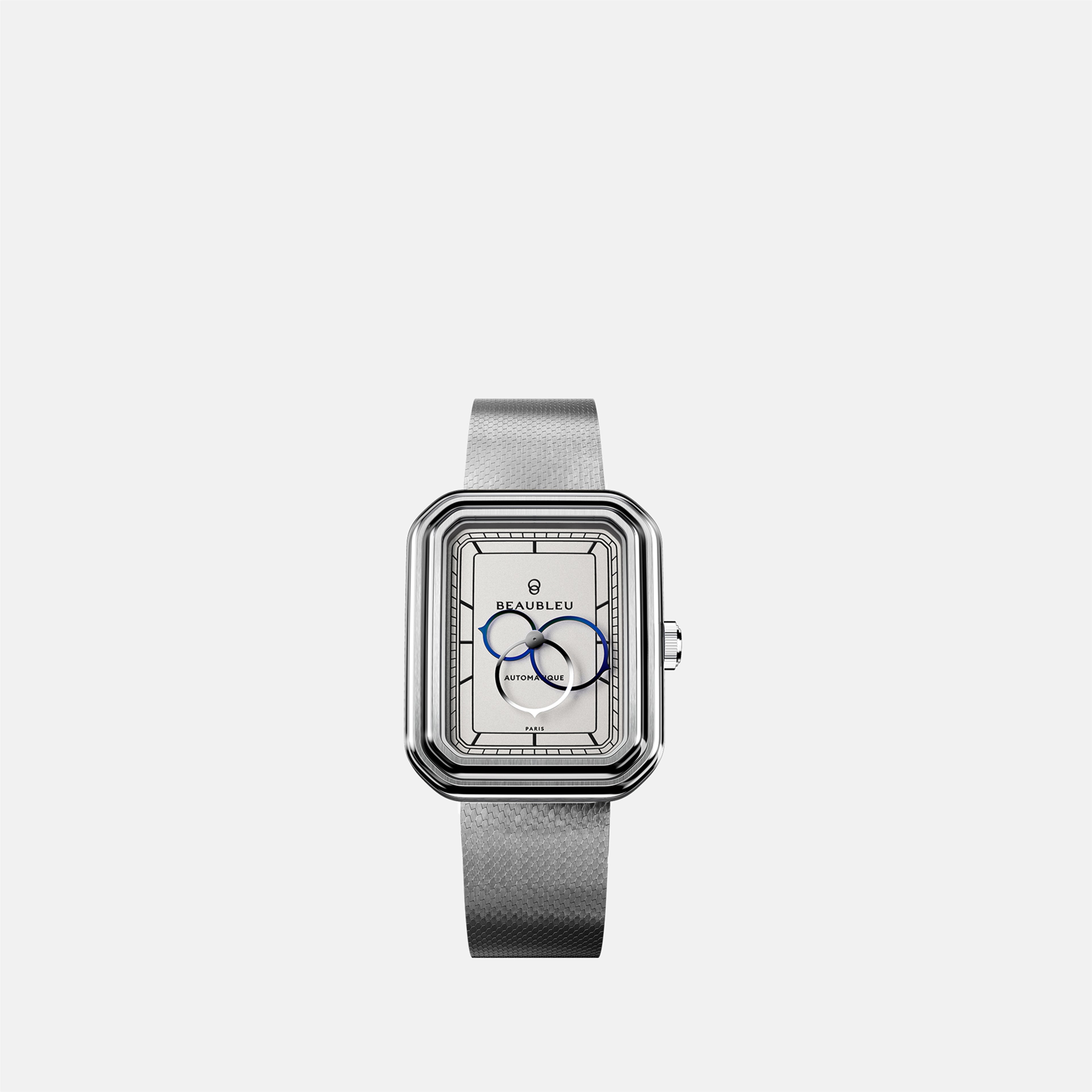 Bijoux Montre Ecce Figura Alba Bracelet Acier Beaubleu Gris Unisexe