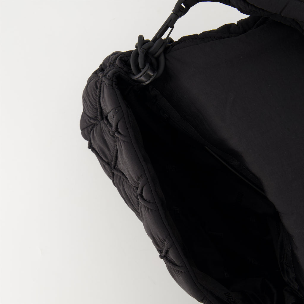 Sacs à main et épaule Sac Charm-D en nylon matelassé Diesel Noir Femme