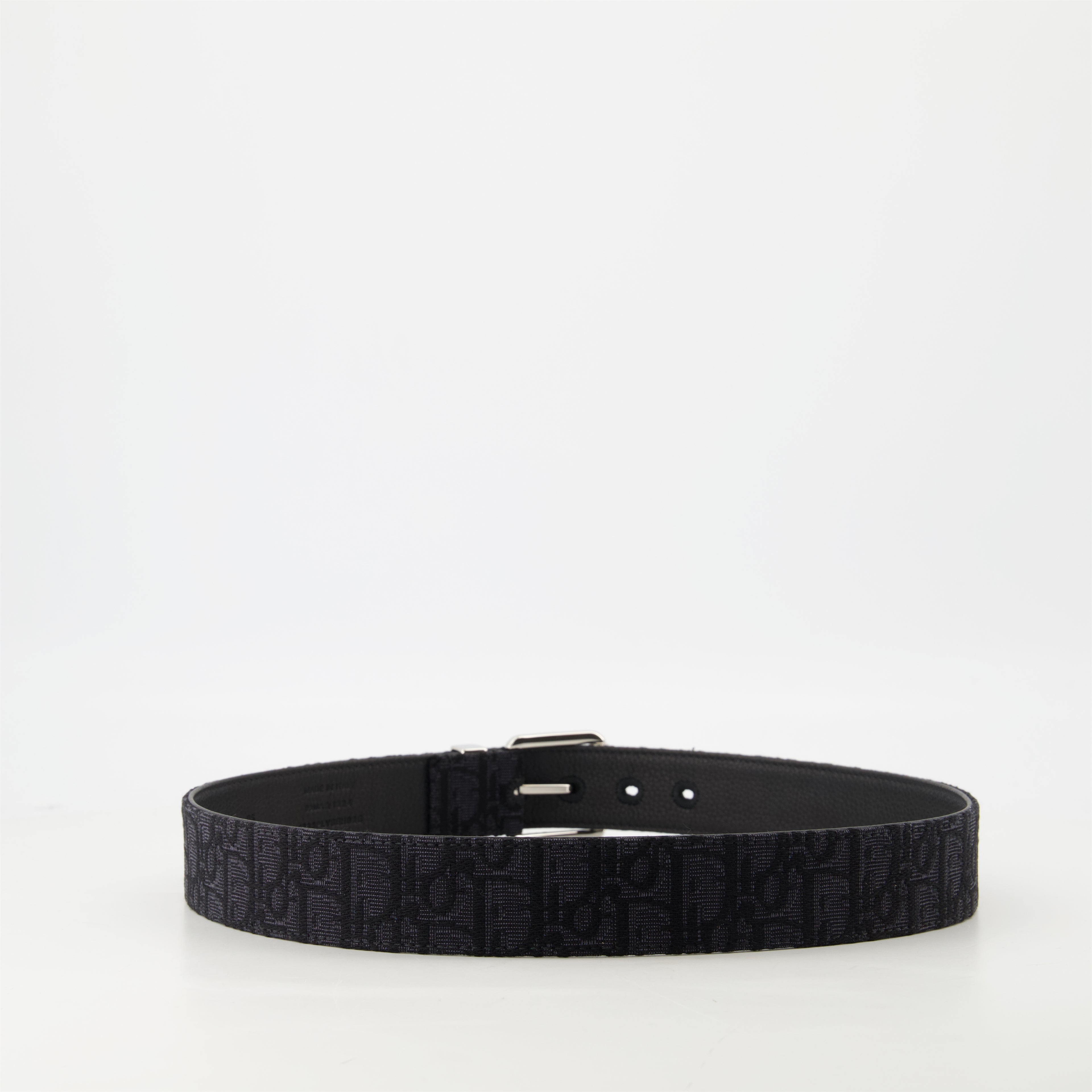 Belts Oblique Belt Dior Black Homme