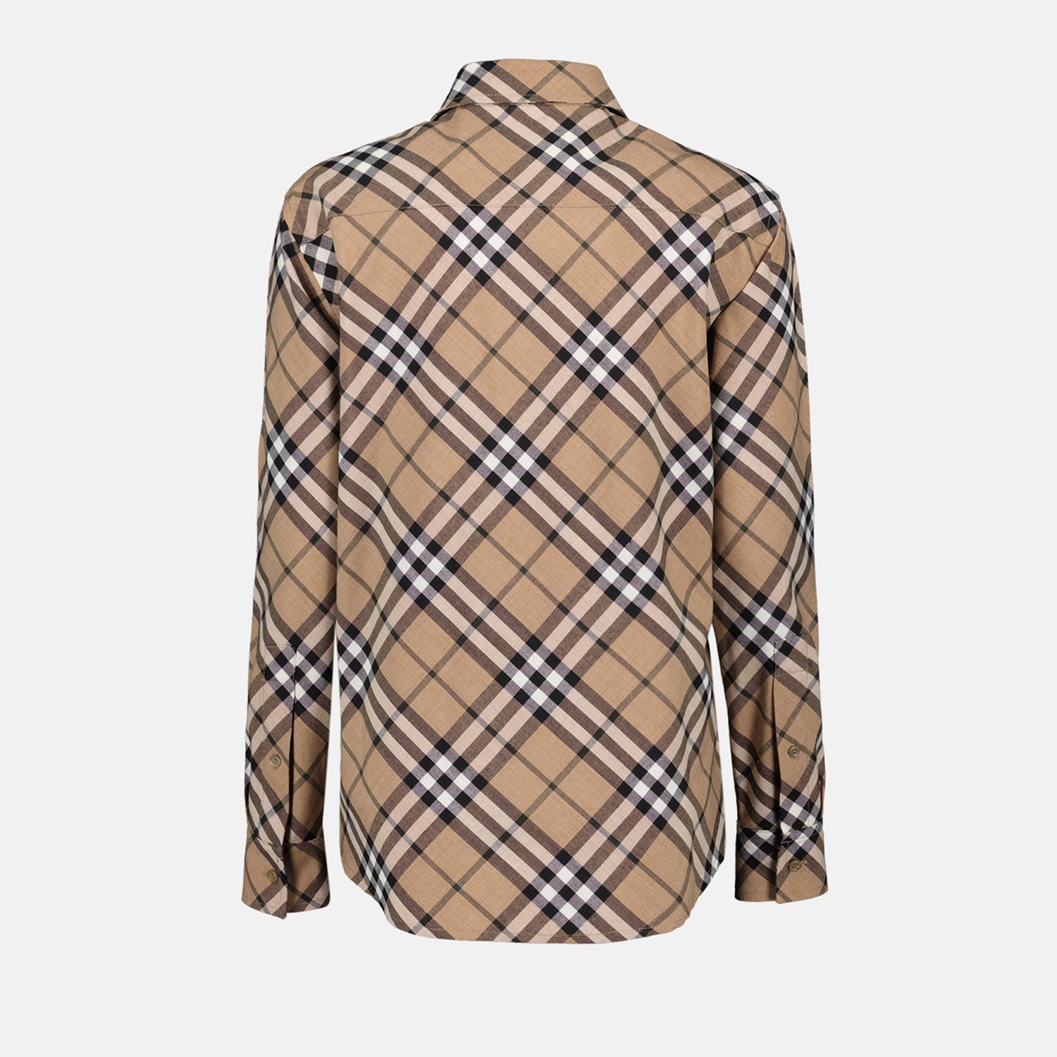Shirts Checkered Shirt Burberry Beige Femme
