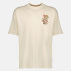 Image de l'article T-shirt beige Vase Havana de la marque Drole De Monsieur pour Homme - Saison Printemps-Été 2026 - Vue de Face