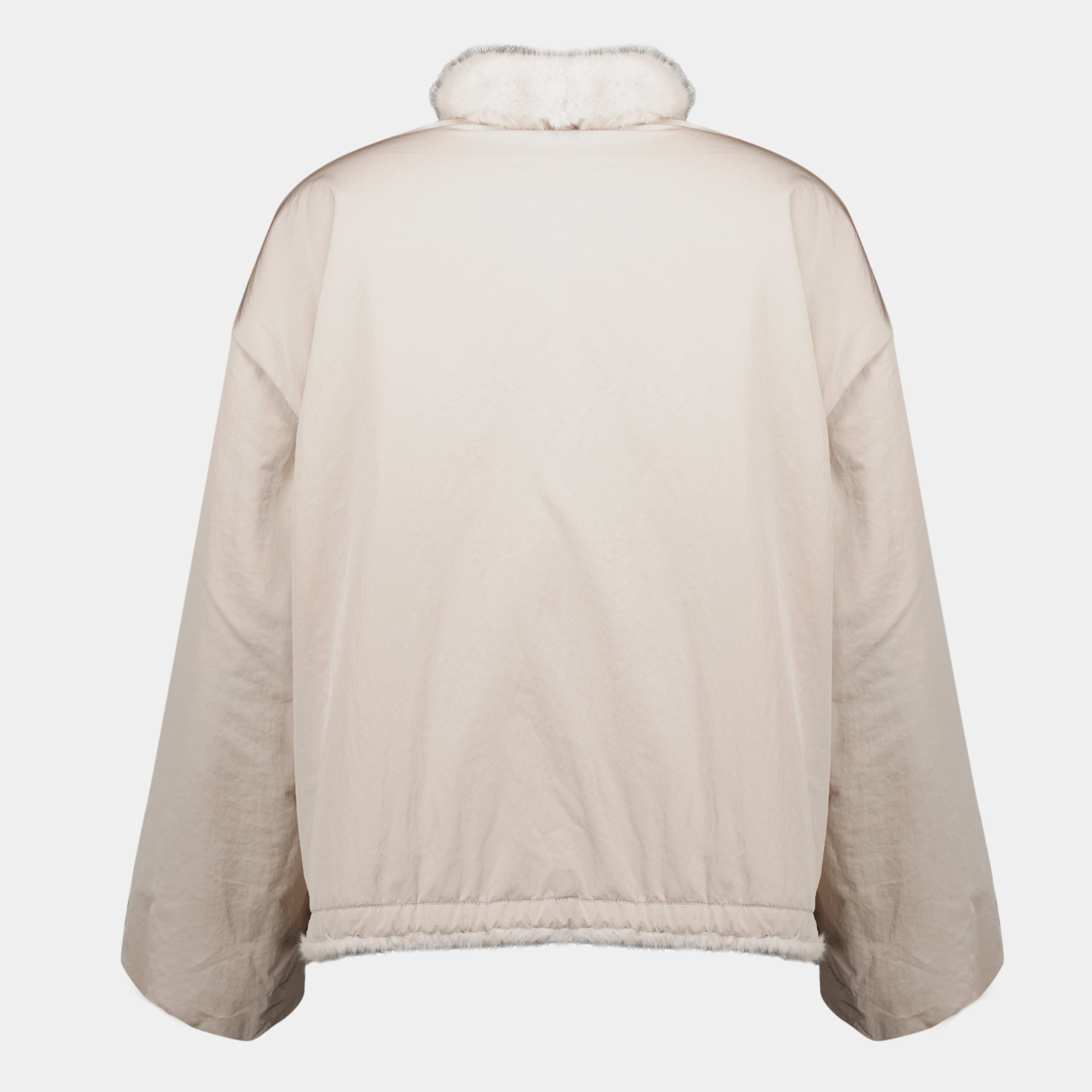 Vestes Chaqueta de plumas Chardonneret de teddy reversible 2 en 1 Moncler Beige Femme