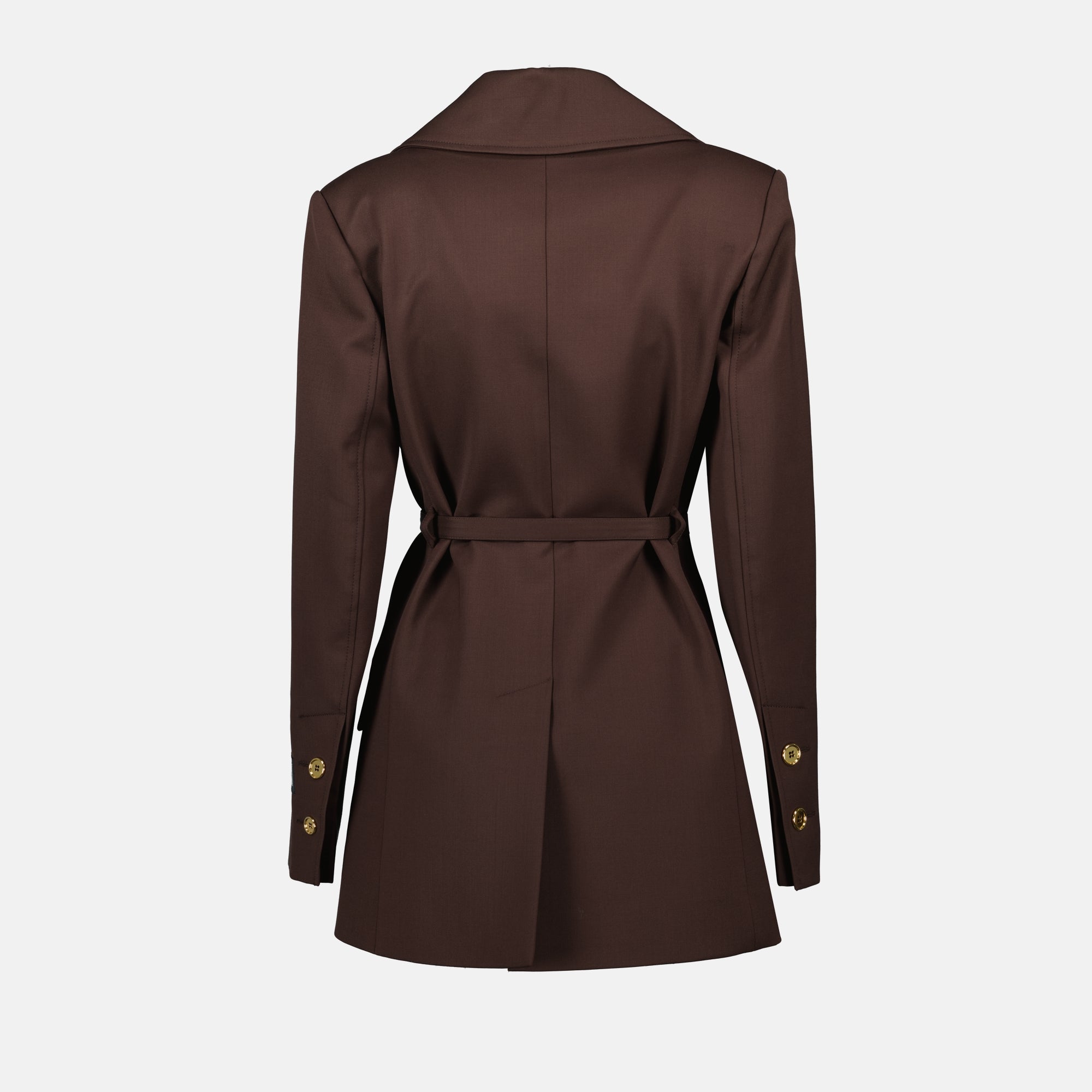 Image de l'article Veste mi-longue en laine de la marque Patou pour Femme - Saison Automne-Hiver 2025 - Vue détaillée_2