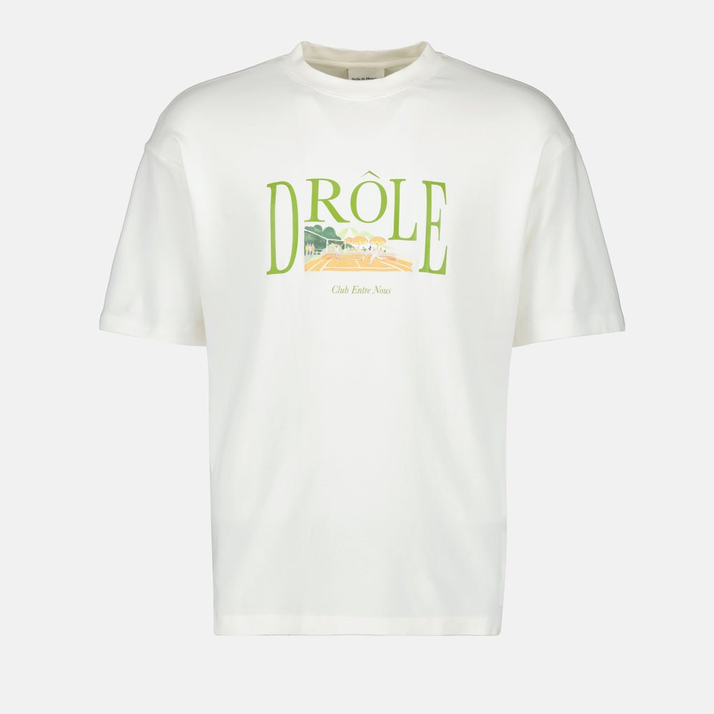 Camisetas Camiseta Tennis Court Drole De Monsieur Blanco Homme