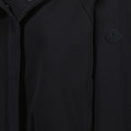 재킷 짧은 지퍼 재킷 Moncler 검은색 Femme