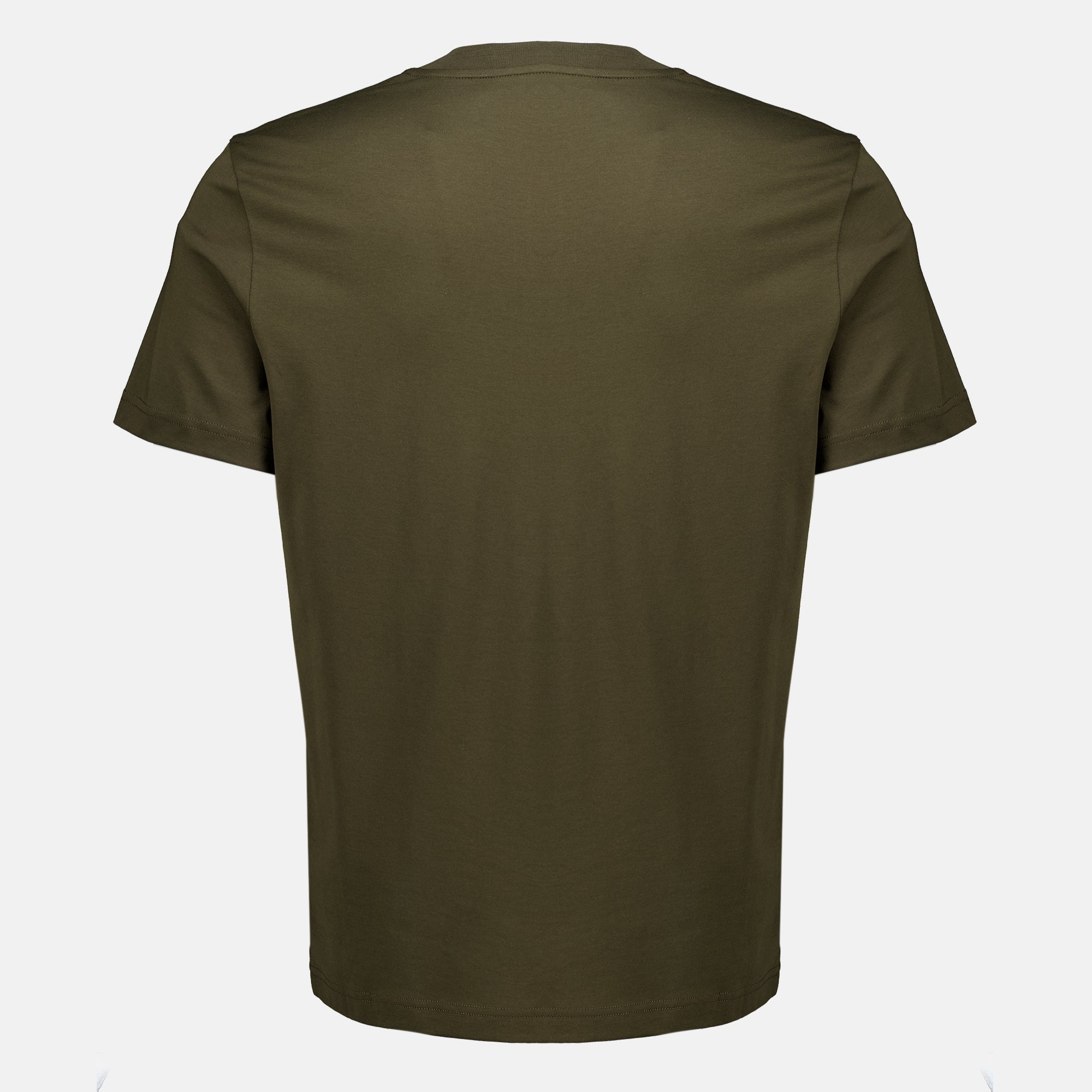 T-shirts Camiseta Kaki con Bolsillo en el Pecho Moncler Kaki Homme