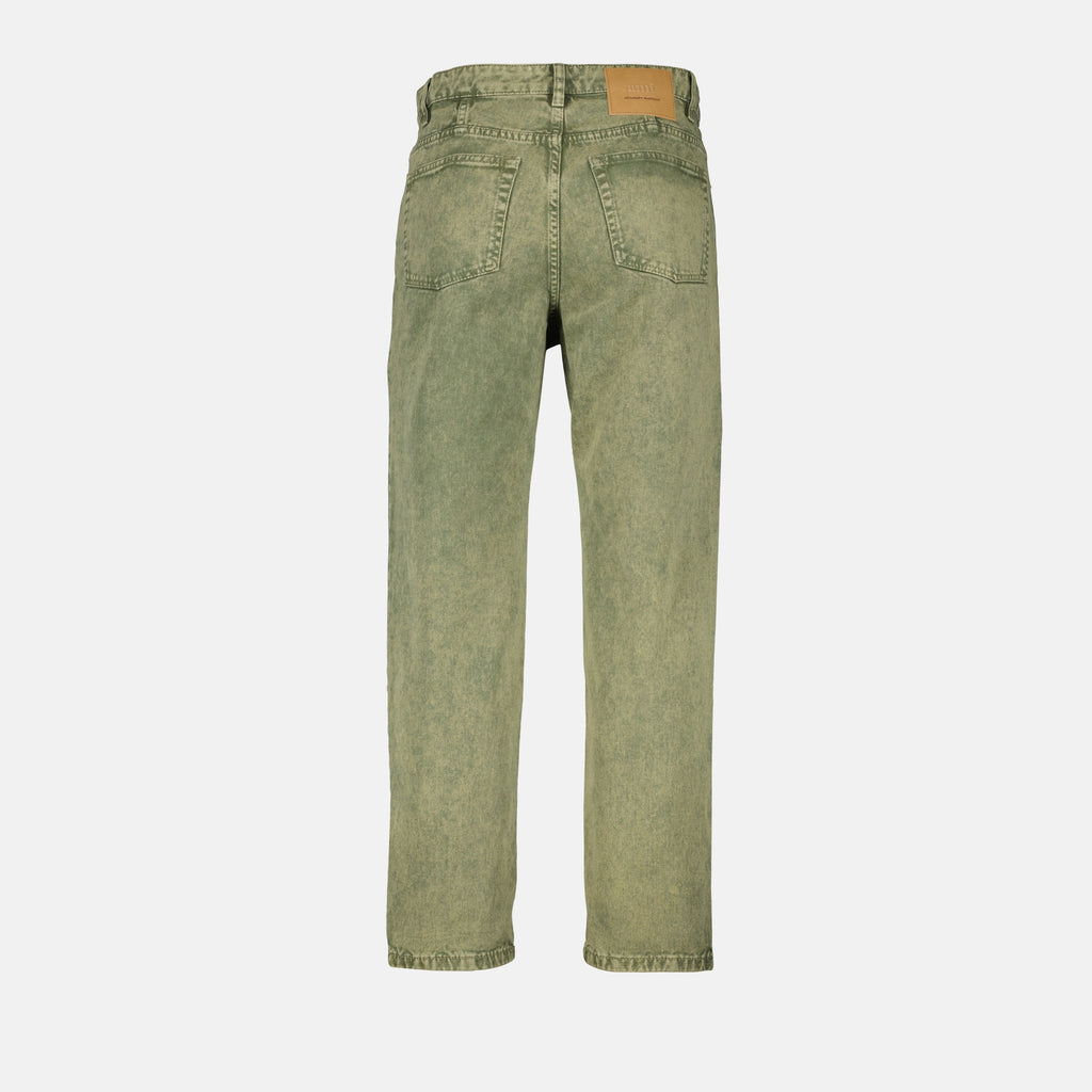 Hosen Jeans aus Denim Ami PARIS Khaki Homme