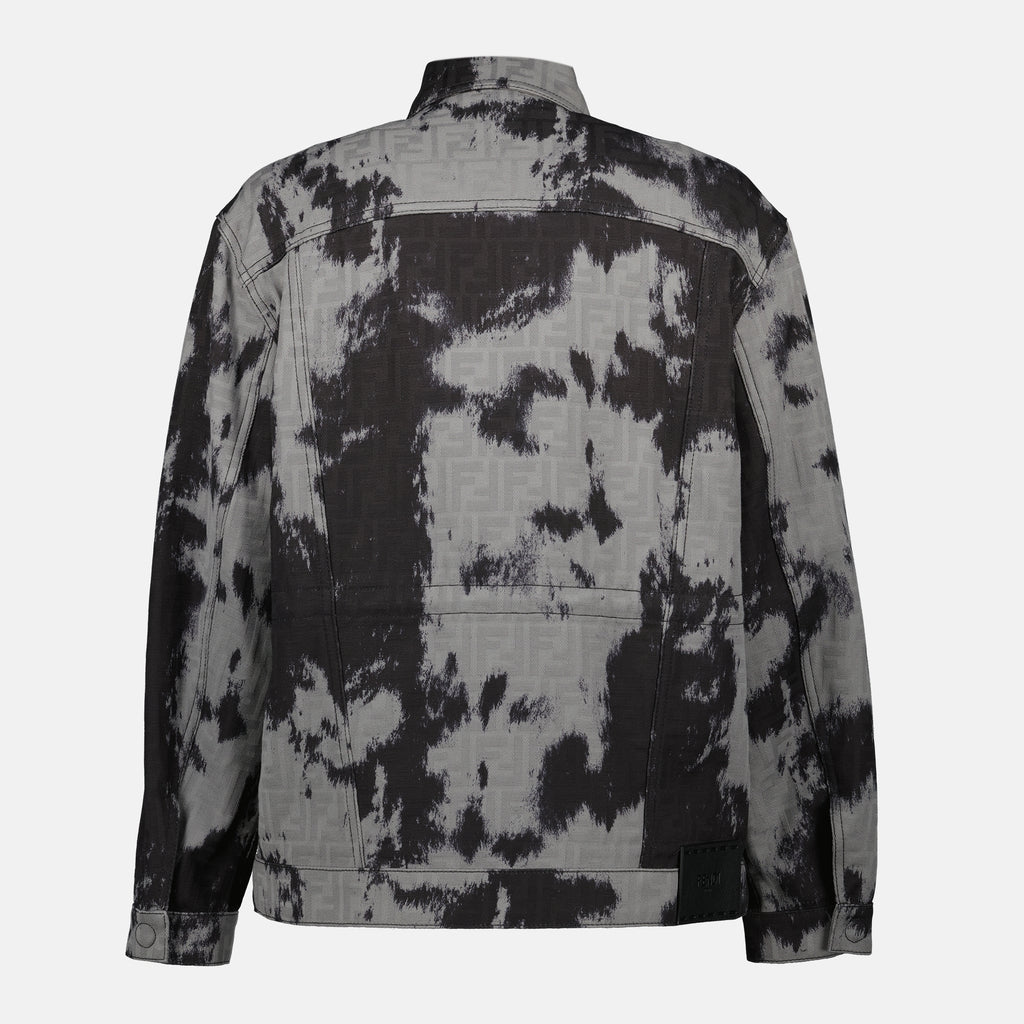 Image de l'article Veste FF en denim de la marque Fendi pour Femme - Saison Automne-Hiver 2025 - Vue de Dos